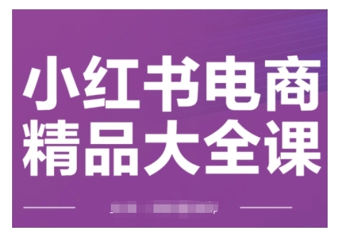 小红书电商精品大全课，快速掌握小红书运营技巧，实现精准引流与爆单目标，轻松玩转小红书电商(更新2月)-云享网创