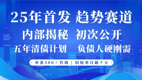 2025年首次公开，真正的事业型赛道，客咨不断，单月轻松破W-云享网创