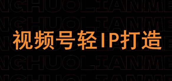 视频号线上课程，视频号轻IP打造-云享网创