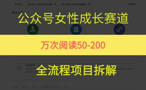 公众号女性赛道，最近爆火系列，条条作品阅读量10w+-云享网创