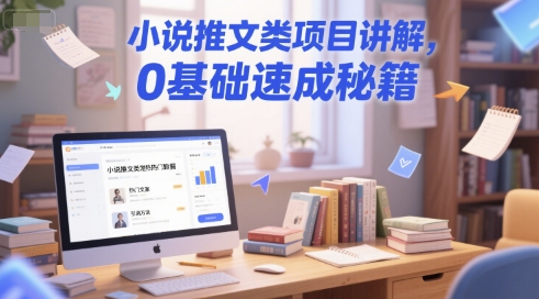 小说推文类项目讲解，0 基础速成秘籍-云享网创