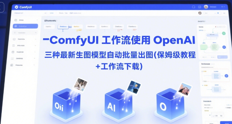 ComfyUI 工作流使用 OpenAI 三种最新生图模型自动批量出图(保姆级教程+工作流下载)-云享网创