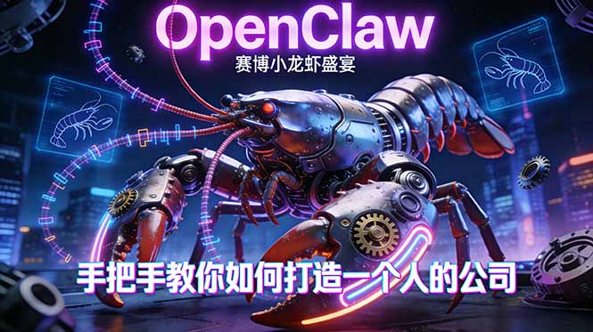 OpenClaw，小龙虾-从产品到爆款的成长之路，手把手教你如何打造一个人的公司-云享网创