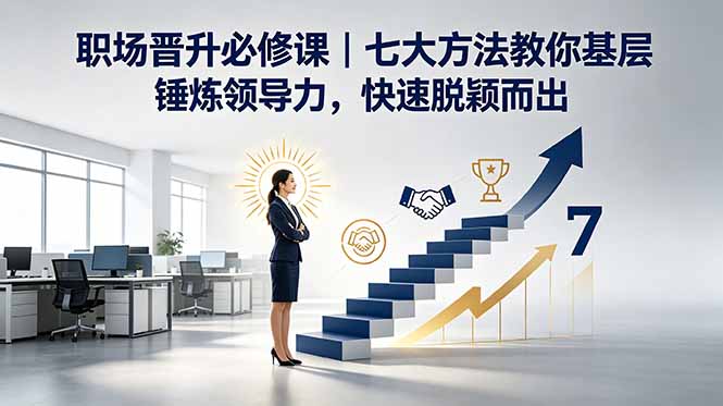 付费文章：职场晋升必修课｜七大方法教你基层锤炼领导力，快速脱颖而出-云享网创