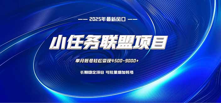 小任务联盟项目:一台电脑每天只需10分钟,轻松简单稳定-云享网创