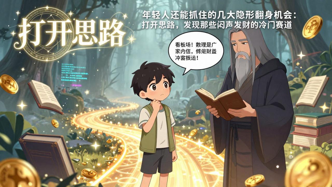 付费文1+2：年轻人还能抓住的几大隐形翻身机会：打开思路，发现那些闷声发财的冷门赛道-云享网创