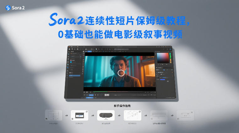 Sora2连续性短片保姆级教程，0基础也能做电影级叙事视频-云享网创