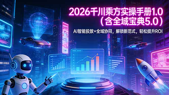 2026 千川乘方实操手册 1.0(含全域宝典 5.0-云享网创