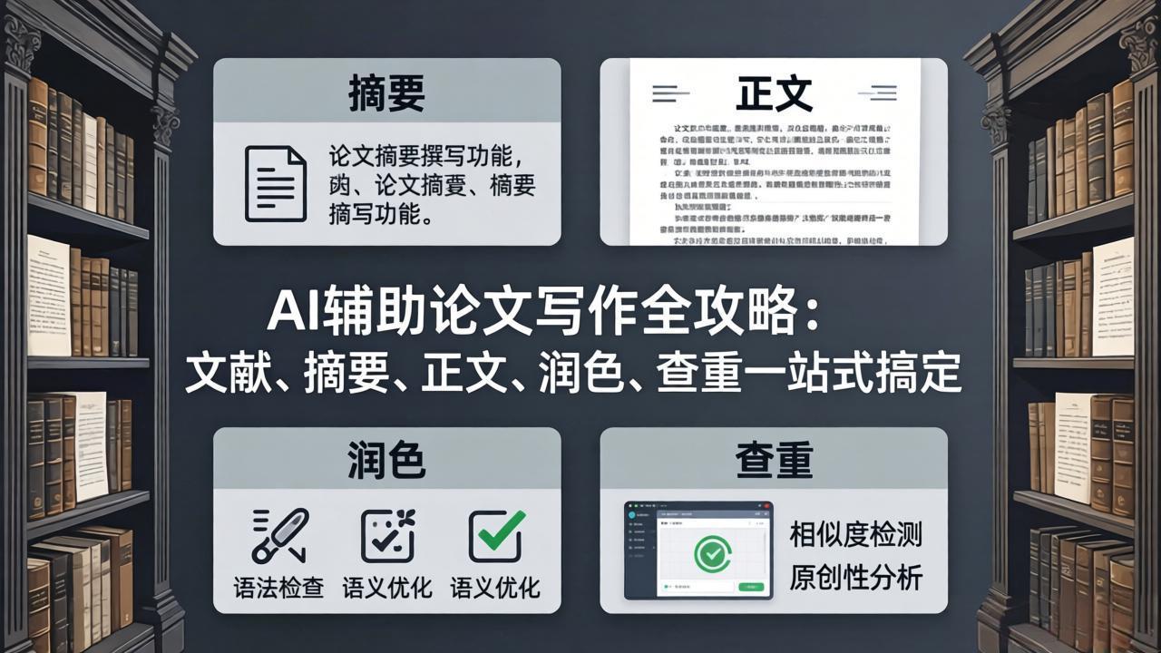 AI辅助论文写作全攻略：文献、摘要、正文、润色、查重一站式搞定-云享网创