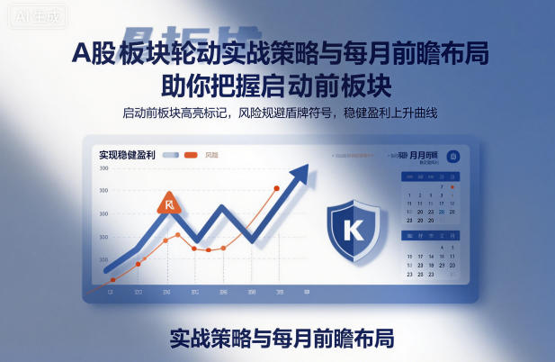 A股板块轮动实战策略与每月前瞻布局,助你把握启动前板块,规避风险,实现稳健盈利-云享网创