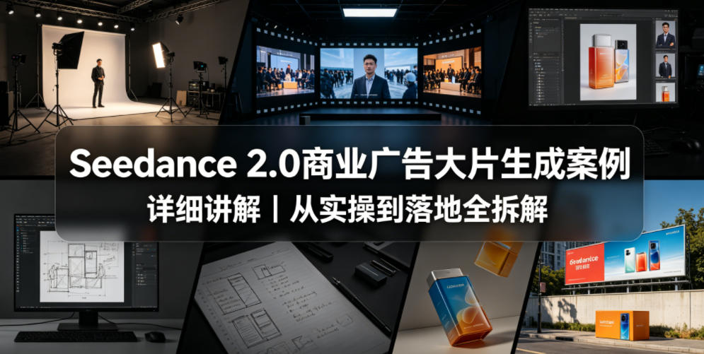 Seedance 2.0商业广告大片生成案例详细讲解｜从实操到落地全拆解-云享网创