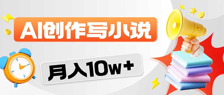 2026风口项目AI写小说 轻松实现月入10w+-云享网创