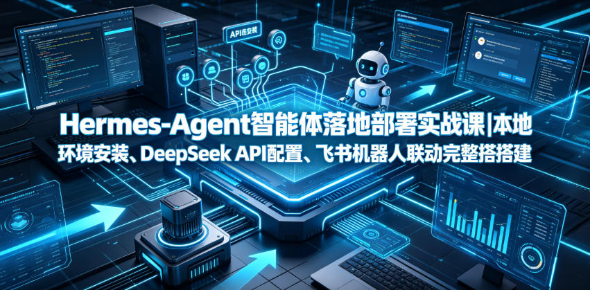 Hermes-Agent智能体落地部署实战课｜本地环境安装、DeepSeek API配置、飞书机器人联动完整搭建教程-云享网创