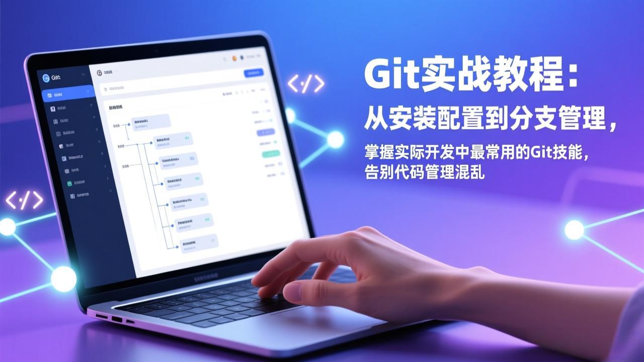 Git实战教程：从安装配置到分支管理，掌握实际开发中最常用的Git技能，告别代码管理混乱-云享网创