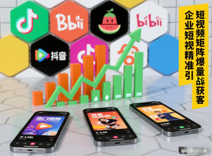 企业短视频精准引流矩阵获客，短视频矩阵爆量战法-云享网创