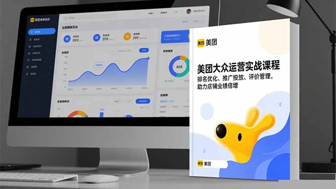 美团大众运营实战课程，排名优化、推广投放、评价管理，助力店铺业绩倍增-云享网创