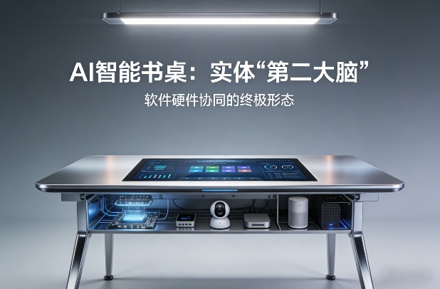 AI智能书桌搭建，构建你的实体“第二大脑”，软件硬件协同的终极形态-云享网创