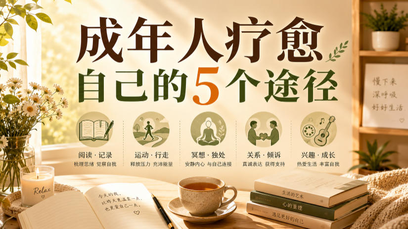 付费文章:成年人疗愈自己的5个途径-云享网创