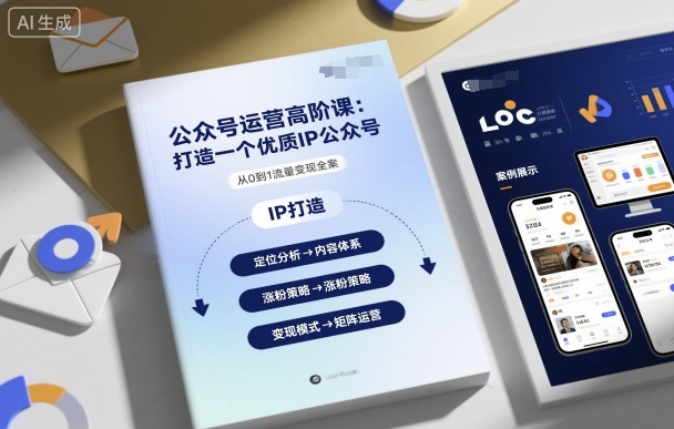 公众号运营高阶课,打造一个优质IP公众号-云享网创