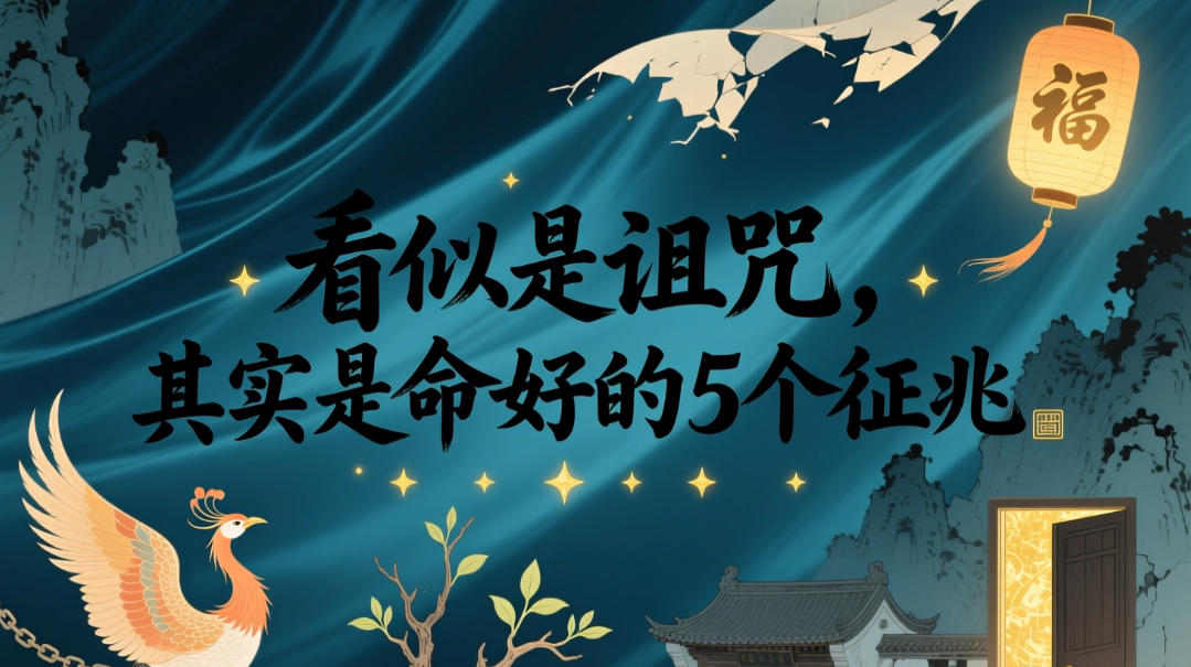 付费文章：看似是诅咒，其实是命好的5个征兆-云享网创