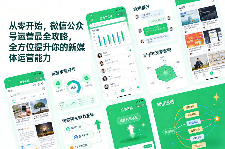 从零开始，微信公众号运营最全攻略，全方位提升你的新媒体运营能力-云享网创