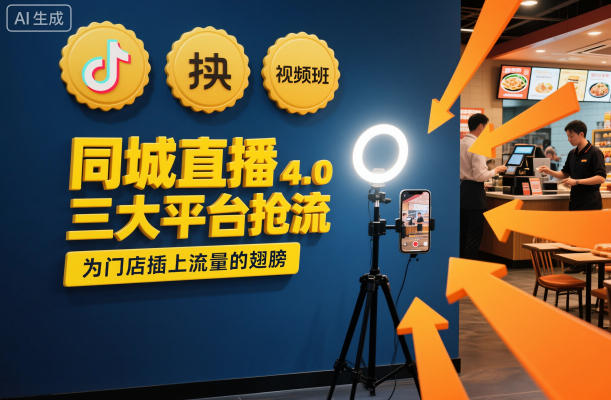 同城直播实操班4.0，三大平台抢流，为门店插上流量的翅膀-云享网创