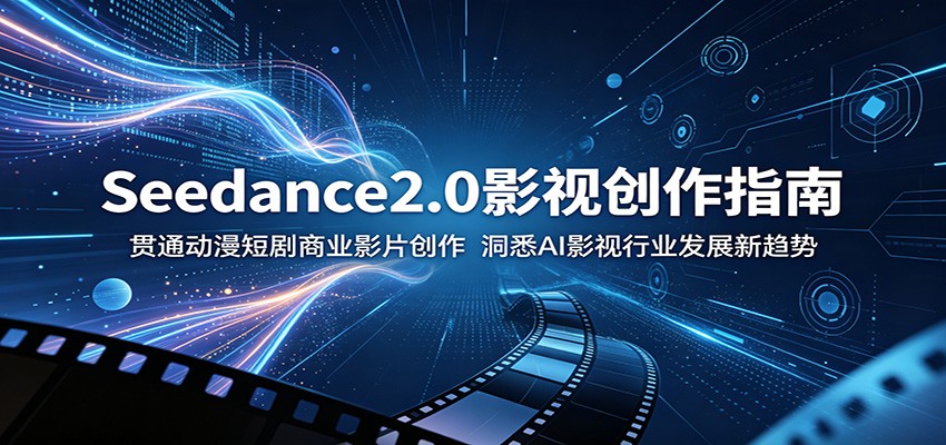 Seedance2.0影视创作指南：贯通动漫短剧商业影片创作，洞悉AI影视行业发展新趋势-云享网创