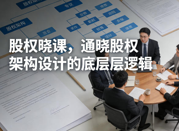 股权晓课，通晓股权架构设计的底层逻辑-云享网创