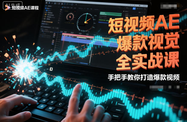 短视频AE爆款视觉全实战课,手把手教你打造爆款视频-云享网创
