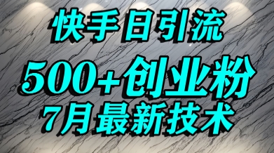 创业粉怎么打？快手精准引流创业粉，宝妈群体日进500+精准流量-云享网创
