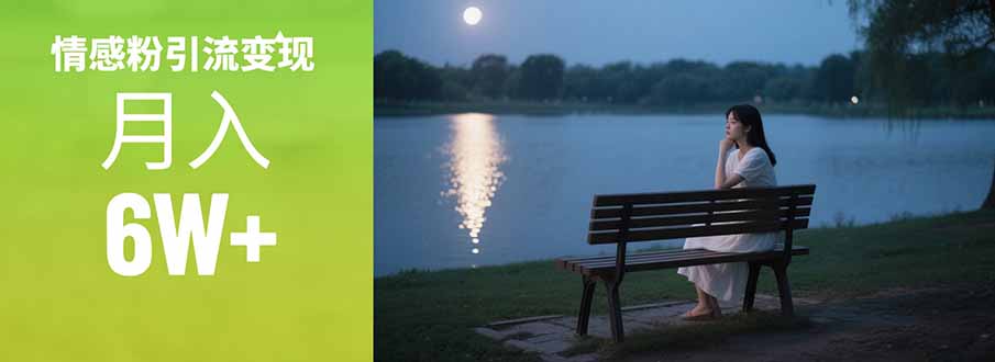 情感粉引流变现实操课:单月变现6w+,情感粉引流变现实操课-云享网创