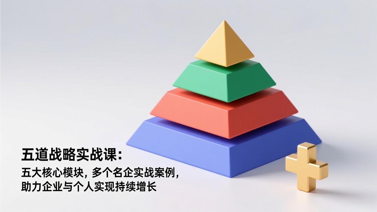 五道战略实战课：五大核心模块，多个名企实战案例，助力企业与个人实现持续增长-云享网创