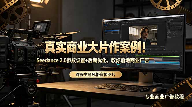 真实商业大片作案例！Seedance 2.0参数设置+后期优化，教你落地商业广告-云享网创