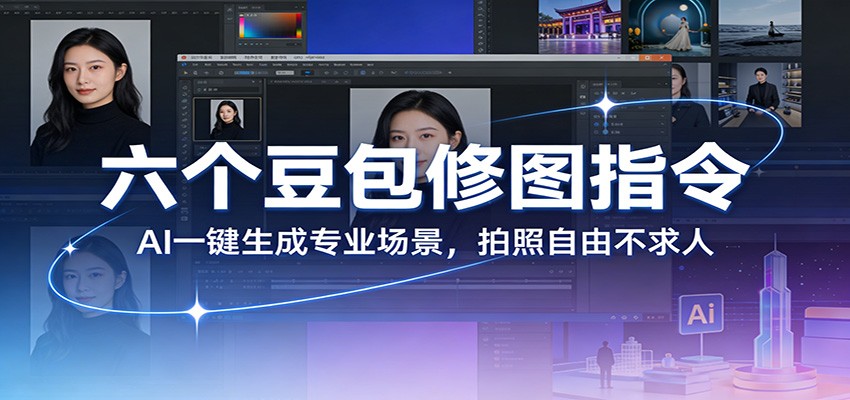 六个豆包修图指令：AI 一键生成专业场景，拍照自由不求人-云享网创