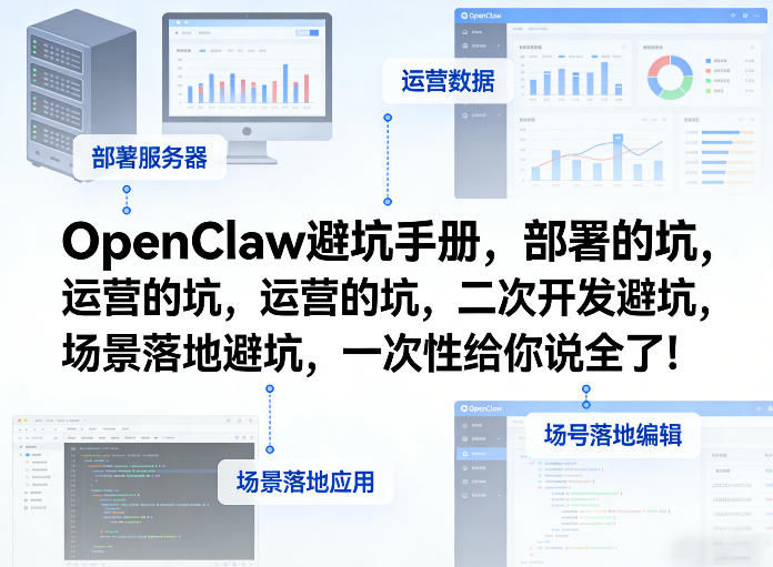OpenClaw小龙虾避坑手册，部署的坑，运营的坑，二次开发避坑，场景落地避坑，一次性给你说全了！-云享网创