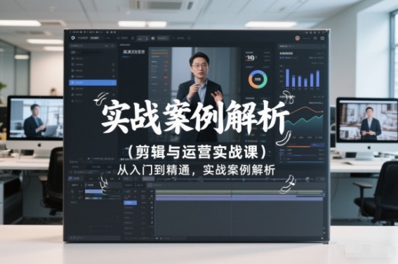 剪辑与运营实战课，从入门到精通，实战案例解析(更新2026)-云享网创