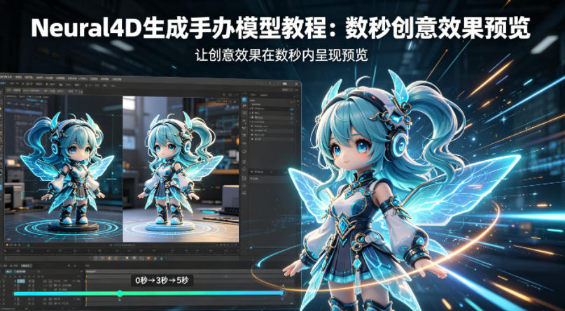 Neural4D生成手办模型教程，让创意效果在数秒内呈现预览-云享网创