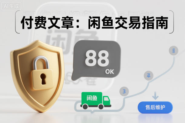 付费文章:闲鱼交易指南,怎么才能降低被坑被马扁的概率-云享网创