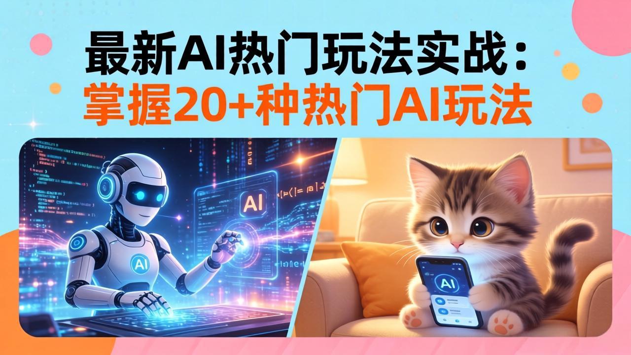 20招AI热门玩法实战：影视级出塞+阐教金仙+山海经变幻/等等，解锁百万流量密码-云享网创
