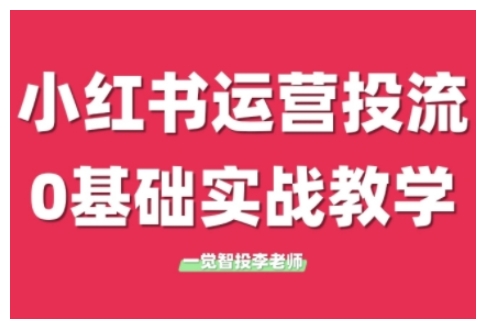 小红书运营投流，小红书广告投放从0到1的实战课，学完即可开始投放(更新26年)-云享网创
