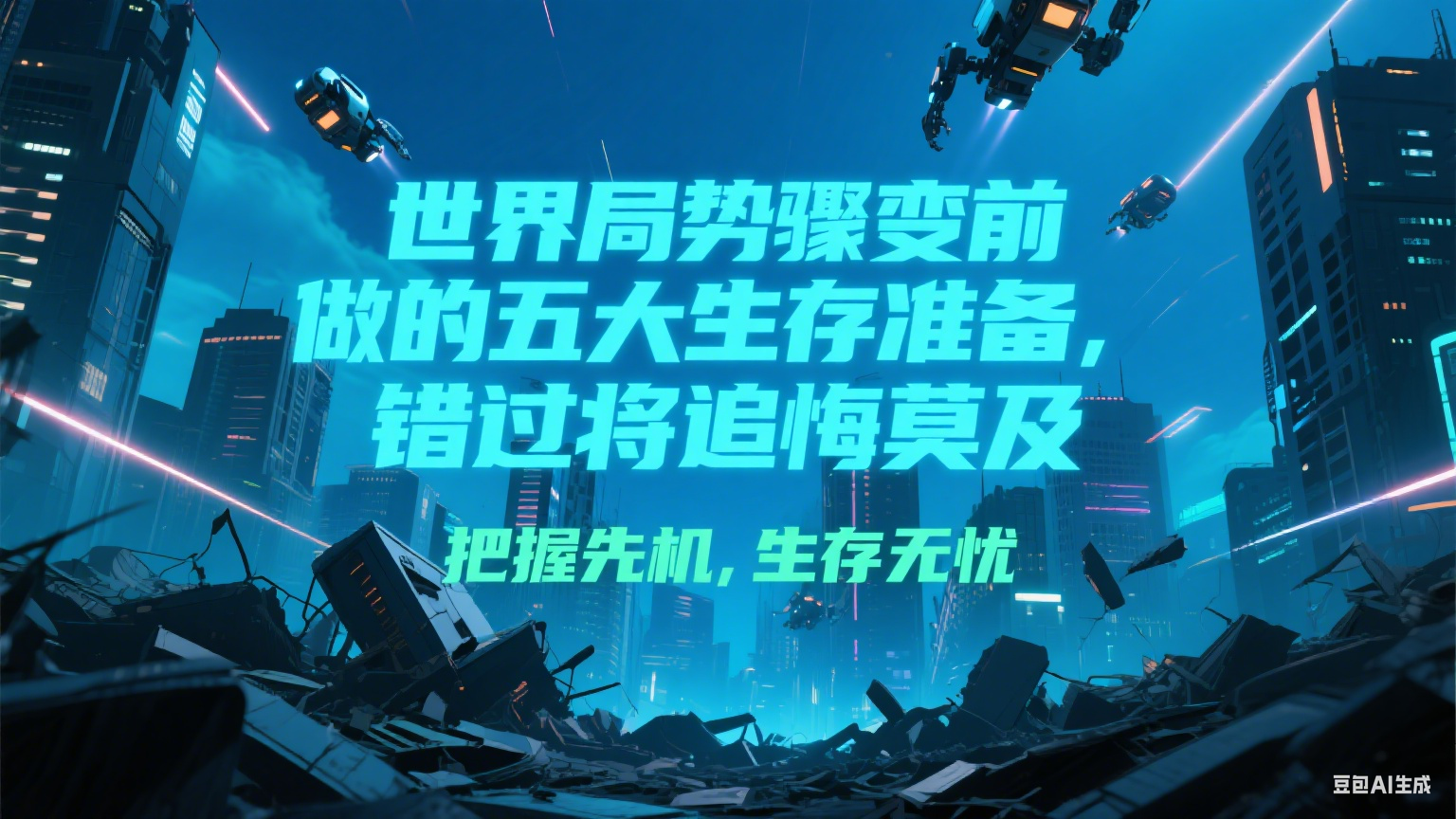 付费文章《世界局势骤变前必做的五大生存准备，错过将追悔莫及》-云享网创