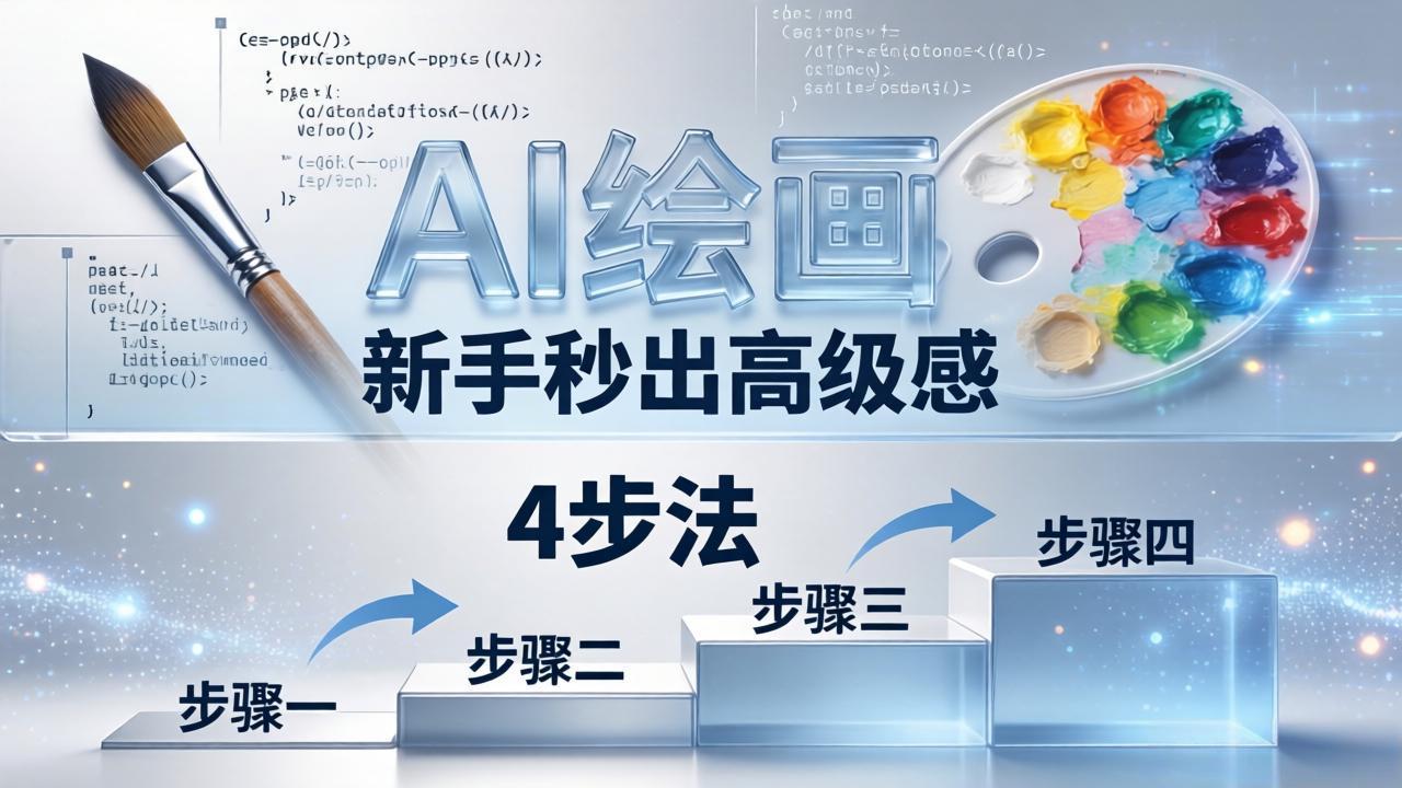 AI绘画入门别再硬磕了！即梦4步法：万能提示词公式+BRTR框架，新手秒出高级感-云享网创