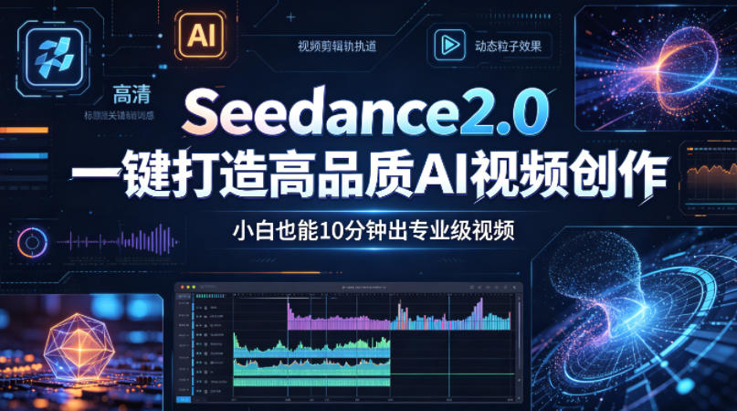 Seedance2.0一键打造高品质AI视频创作,小白也能10分钟出专业级视频-云享网创