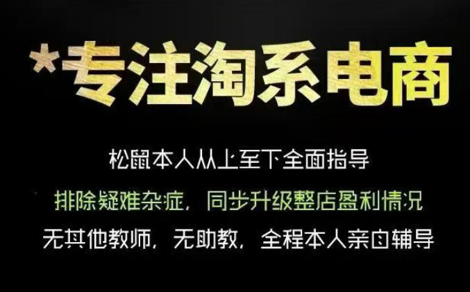 松鼠会电商VIP课程，从基础布局到高阶优化，助你掌握淘宝运营逻辑，提升店铺流量与转化(更新0711)-云享网创