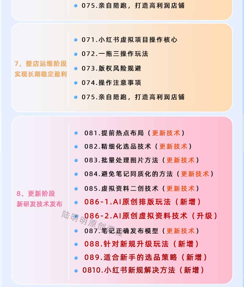 图片[4]-小红书虚拟项目特训班9.0，全面拥抱AI，批量产出原创PPT货源，单品/单店纯利润几万到几十W-云享网创