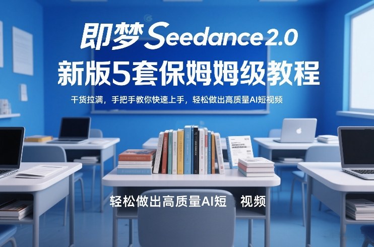 即梦Seedance2.0新版5套保姆级教程，干货拉满，手把手教你快速上手，轻松做出高质量AI短视频-云享网创
