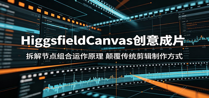 HiggsfieldCanvas创意成片：拆解节点组合运作原理，颠覆传统剪辑制作方式-云享网创