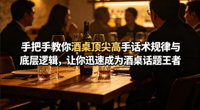 付费文章：手把手教你酒桌顶尖高手话术规律与底层逻辑，让你迅速成为酒桌话题王者(二十年全网独家经验分享)-云享网创