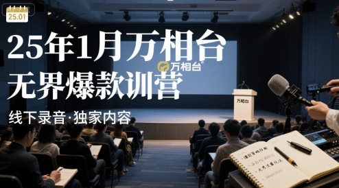 25年1月万相台无界爆款特训营线下录音-云享网创