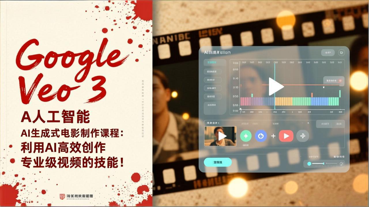 Google Veo 3人工智能AI生成式电影制作课程：利用AI高效创作专业级视频的技能！-云享网创